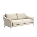 **Moderne Lichte Bank met Elegante Vormgeving**
